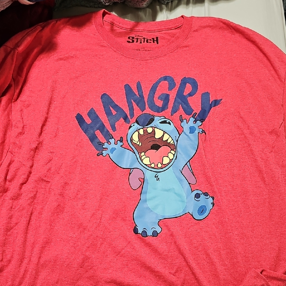 Disney Red and Blue Long Sleeve Tees